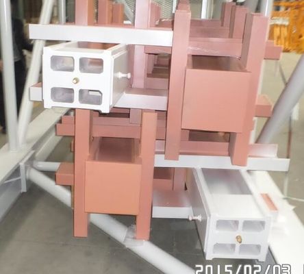 สแตนเลส Epoxy Painting ติดตั้งมุมสําหรับ Comedil Tower Crane