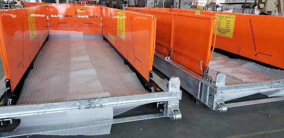 3200mm ความกว้าง โครงการบรรทุกเครนที่สามารถถอนได้ Cantideck MLP3200
