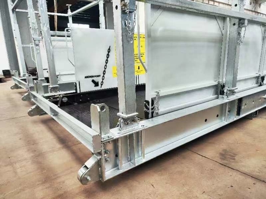 3.5m พล็อตฟอร์มประเภทคงที่ พื้นบรรทุกเครน FMLP3500 ความกว้าง 3500mm ใบรับรองภาระเต็ม
