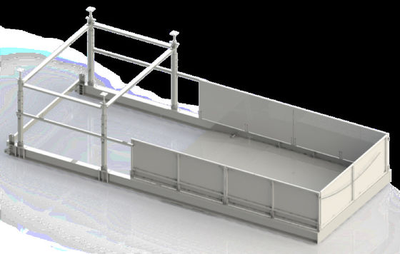 ราคาดี 2.0m พล็อตฟอร์มประเภทคงที่ พื้นที่บรรทุกเครน FMLP2000 ความกว้าง 2000mm ใบรับรองภาระเต็ม ออนไลน์