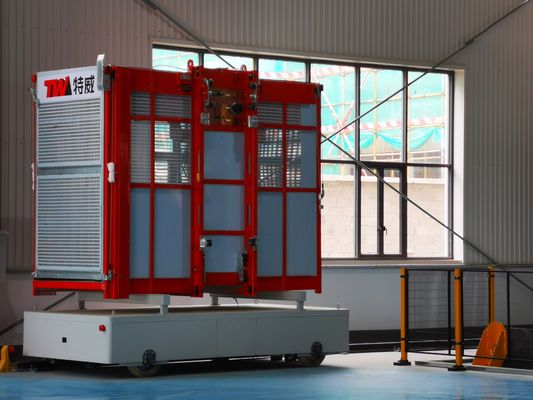 SC200/200 ฉลาด 58m / Min สื่อก่อสร้างยกในสถานที่ก่อสร้าง