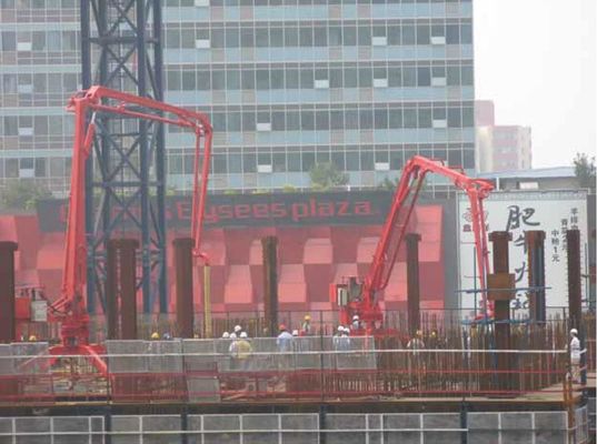 ราคาดี สถานที่ก่อสร้าง 13 เมตร ปั๊มคอนกรีต บูม 4kW Static Boom Placer ออนไลน์