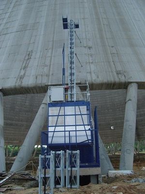 1600 กิโลกรัม 37kw สถานที่ก่อสร้างยกด้วยผู้โดยสาร 18 SC160