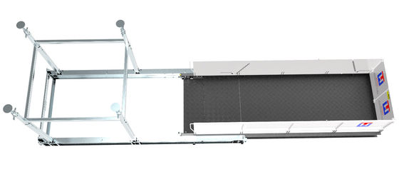 Epoxy painted 5 Ton Construction Outrigger Platform การออกแบบที่คอมแพคต์