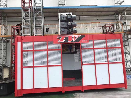องค์ประกอบของเครื่องยกอาคาร 2.0m/S 65kN SAJ เครื่องรักษาความปลอดภัย พร้อมเครื่องสวิทช์ไมโคร