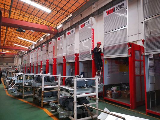 อัตโนมัติการลงพื้นภายใน 63m / นาที การก่อสร้าง Lift ลิฟท์ทนทานสนิม