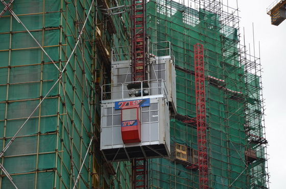 สายกระบวนร้อน 300m 46m / Min Rack และ Pinion การก่อสร้างยกสําหรับผู้โดยสาร