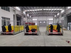 พื้นที่บรรทุกเครนมาตรฐานสูงสําหรับสถานที่ก่อสร้างที่มีสปริงและรั้วที่กระชับกระชับร้อน